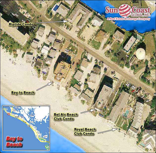 Bay To Beach Condos Overhead Map